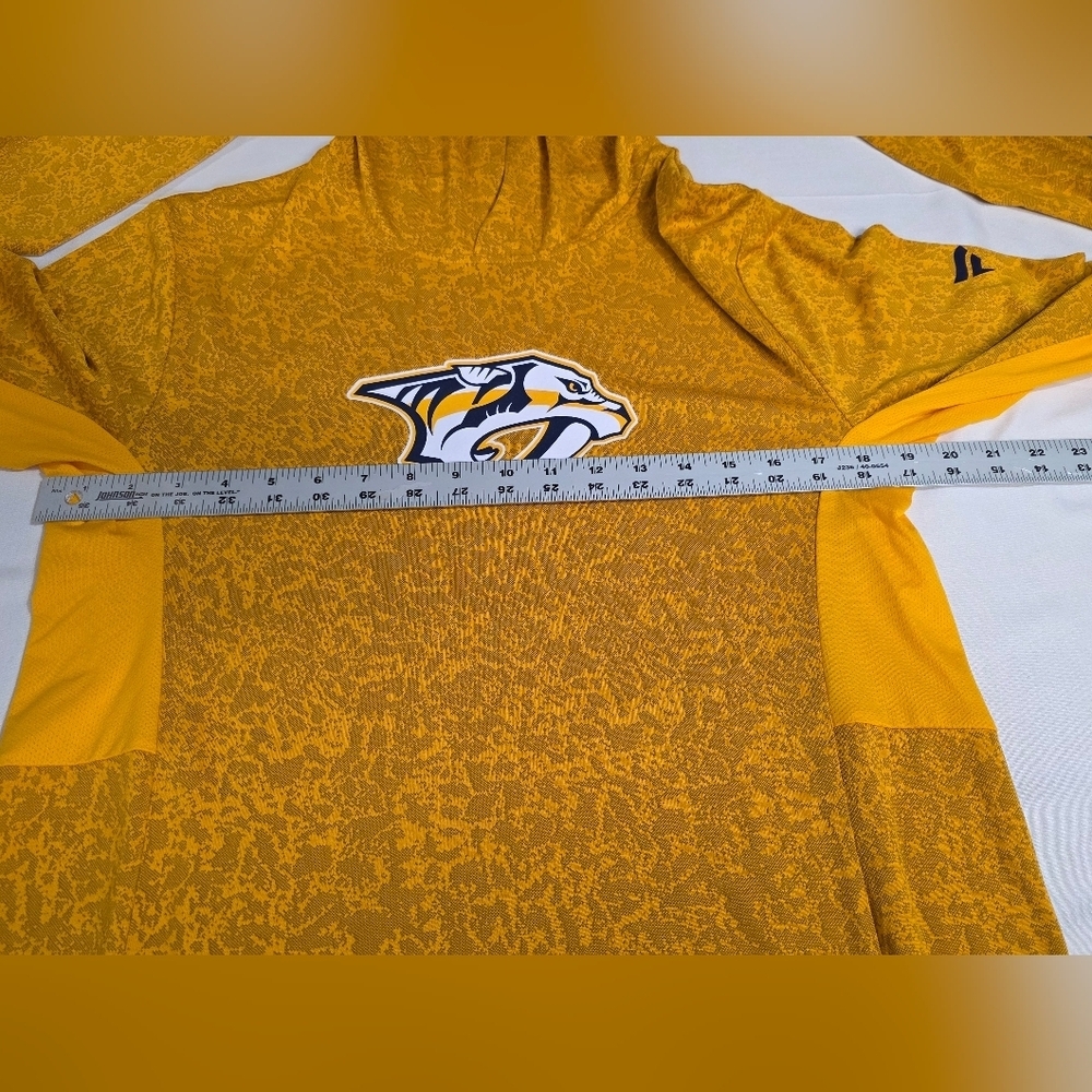 Fanatics Nashville Predators Authentic Pro NHL Gold Hoodie Mens Size Medium - Picture 4 of 13